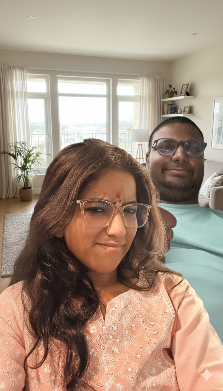 A candid memory of Dikshita and Paras